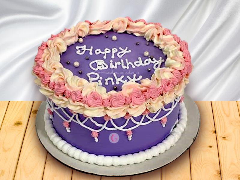 Aggregate 72+ happy birthday pinky cake best - in.daotaonec