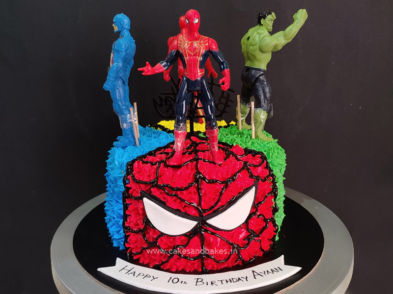 Order your Marvel birthday cake online