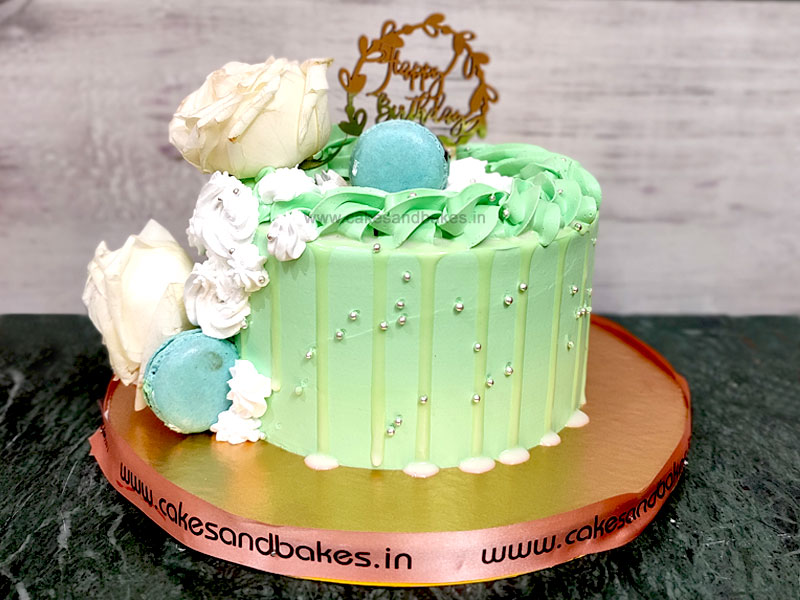Light Green Colour Cake Design || Green Colour Cake || Cake Decorating  Ideas || Birthday Cake || - YouTube