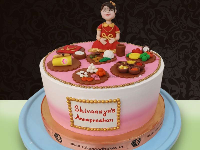 6 Month Birthday Cake for Baby Girl Price | MrCake